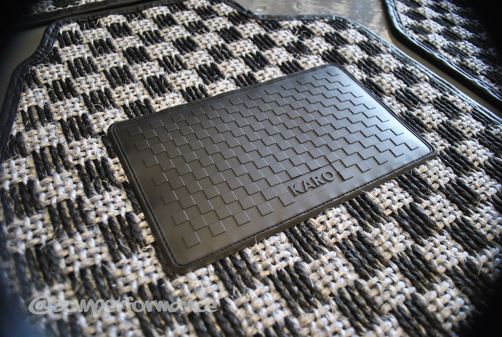 [1st Gen] NEW! JDM Karo Sisal TRUNK Mats for NSX A compliment to Karo